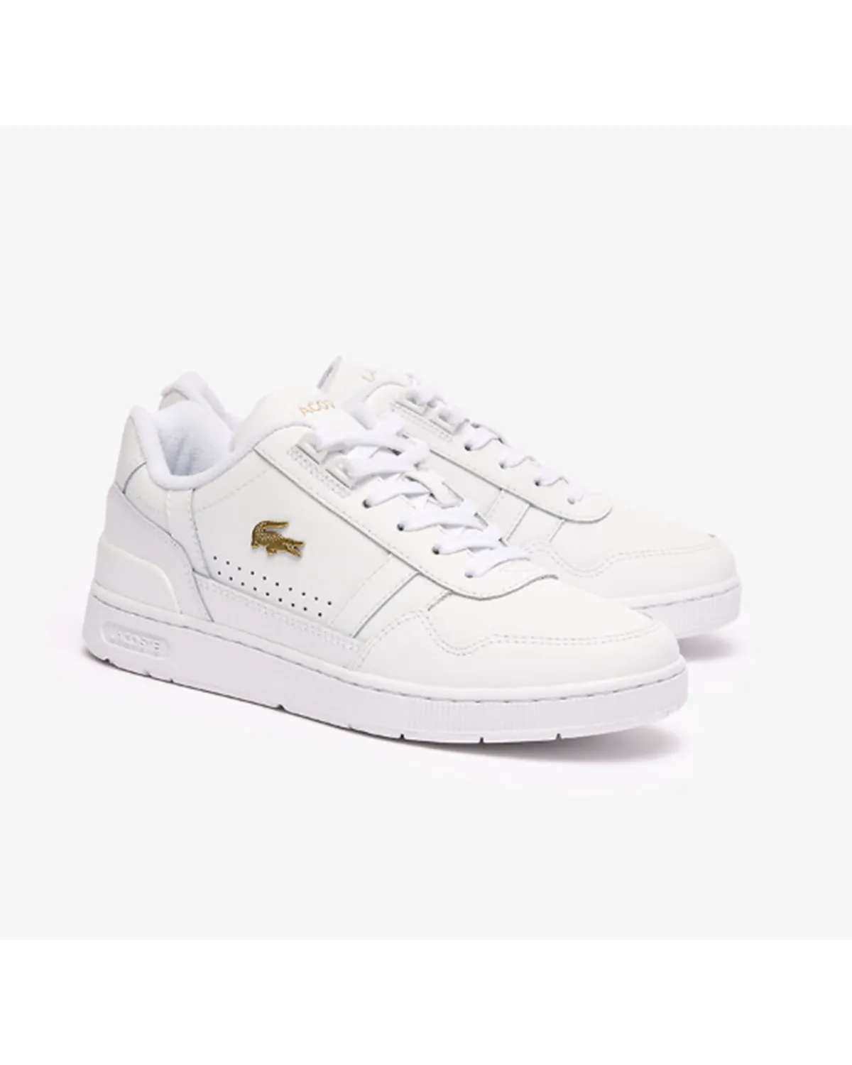 Lacoste T-Clip Sneaker - White/Gold