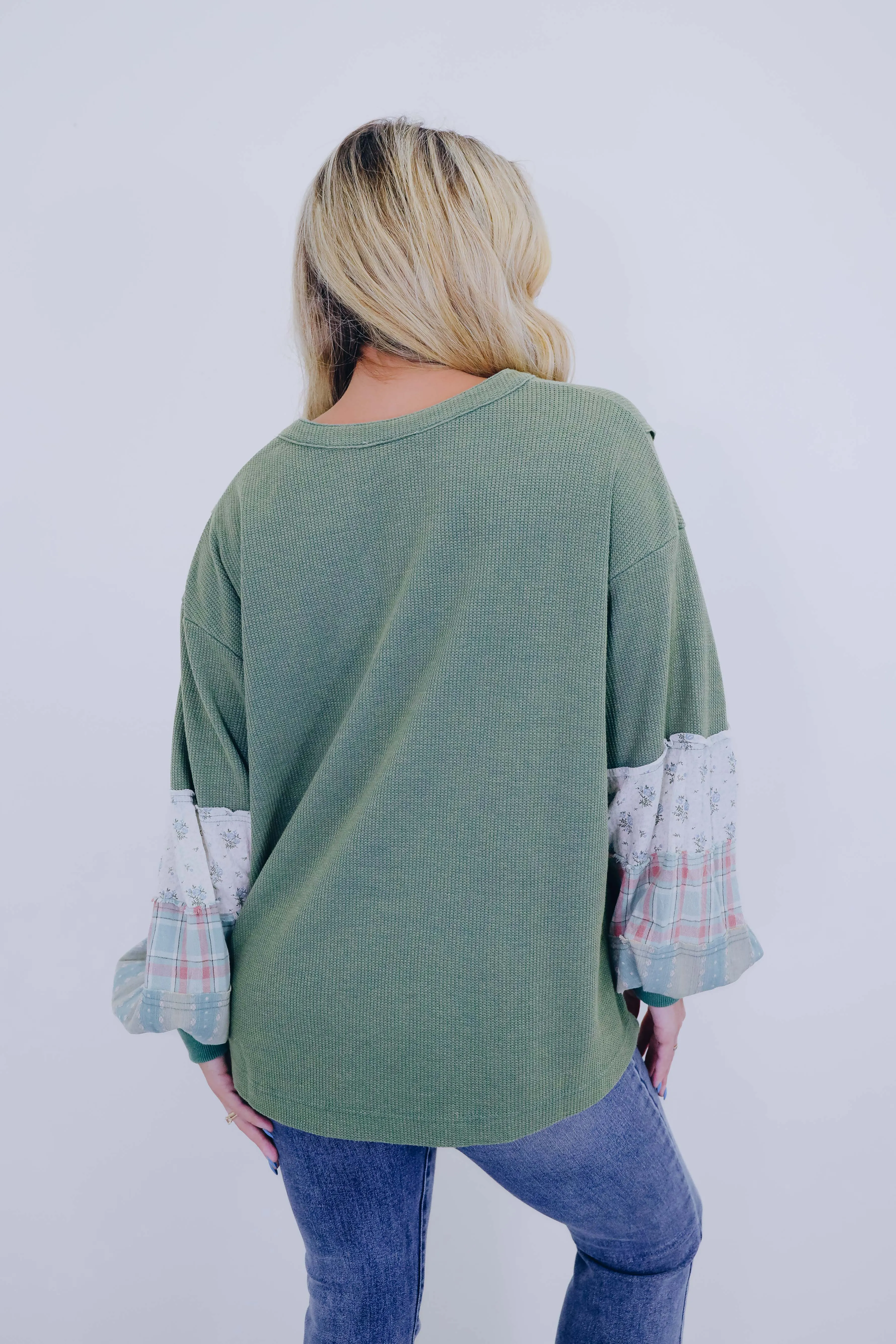***Laura Long Sleeve ColorBlock Top- 3 Colors SAMPLE