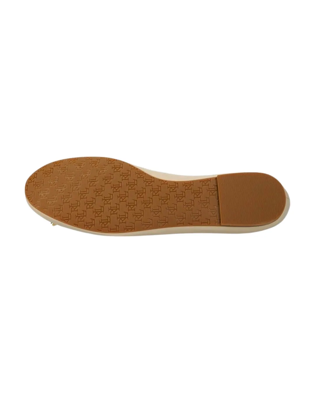Lauren By Ralph Lauren Jayna Beige Flat Ballet Shoes