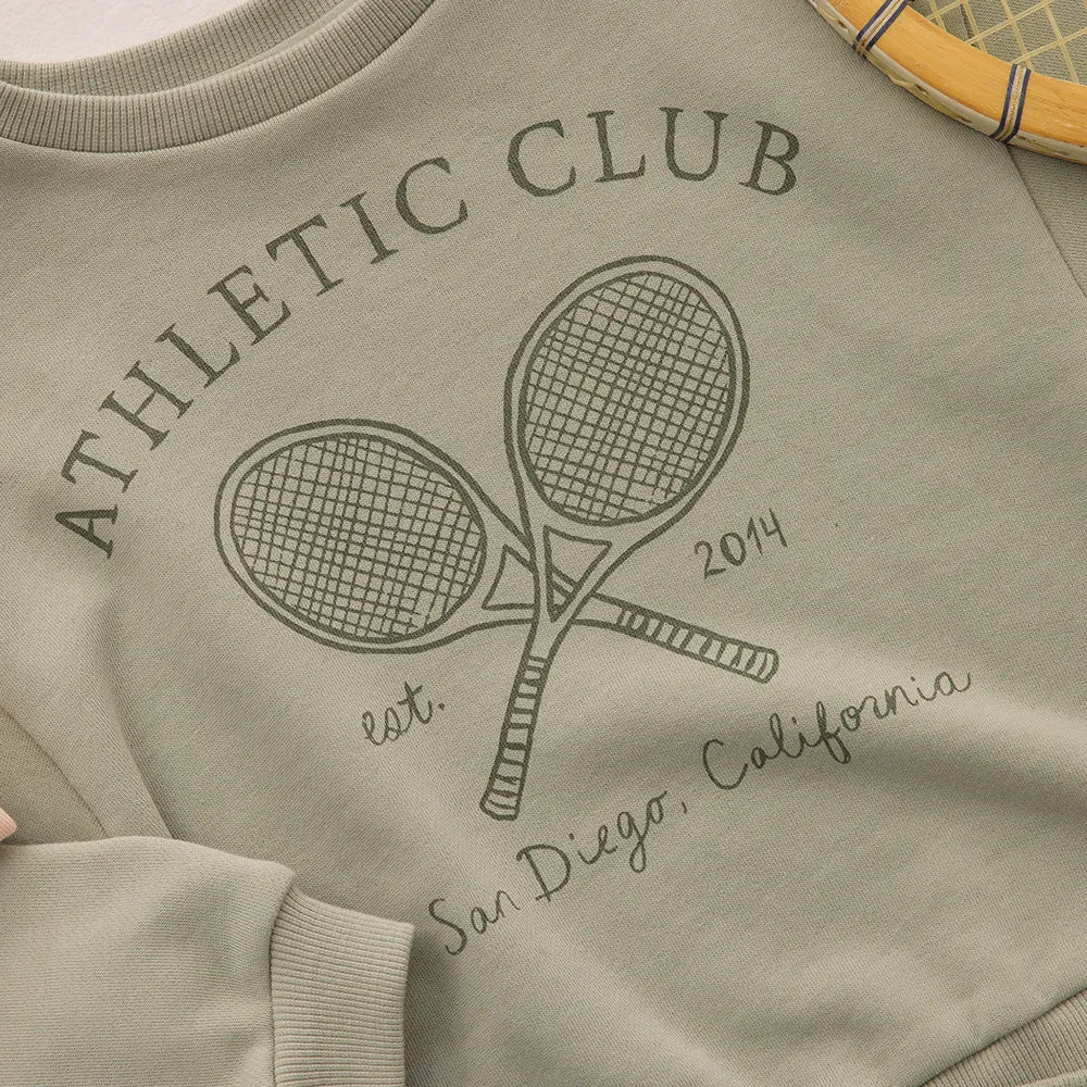 Legend Sweatshirt & Sweat Shorts Set | Athletic Club