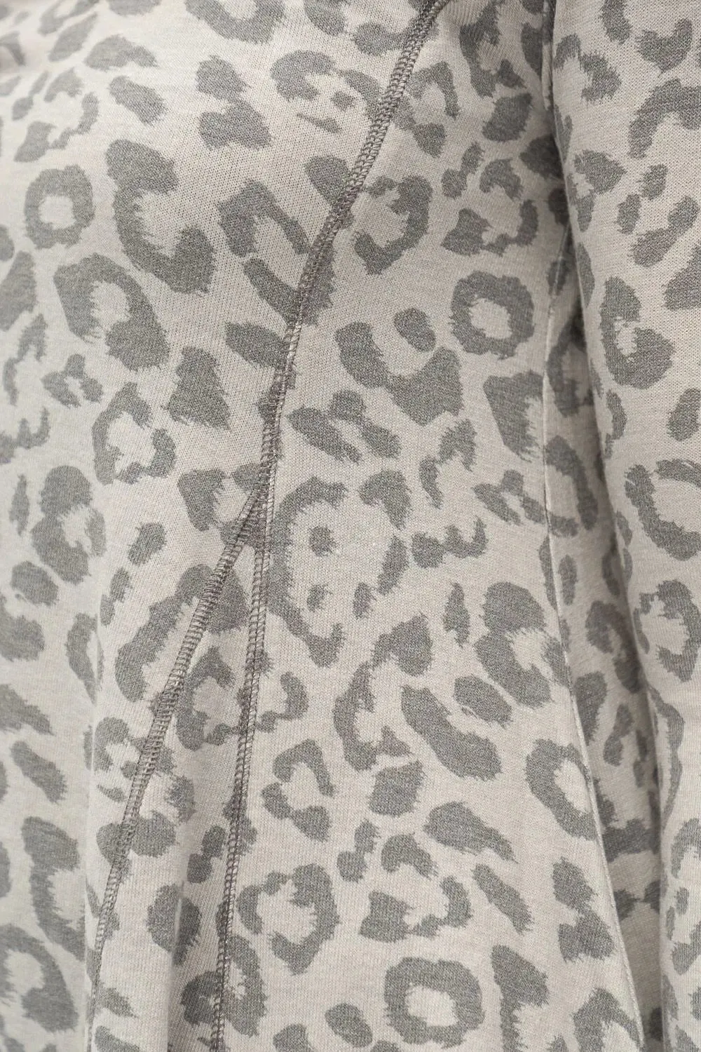 Leopard Babydoll Tunic Top