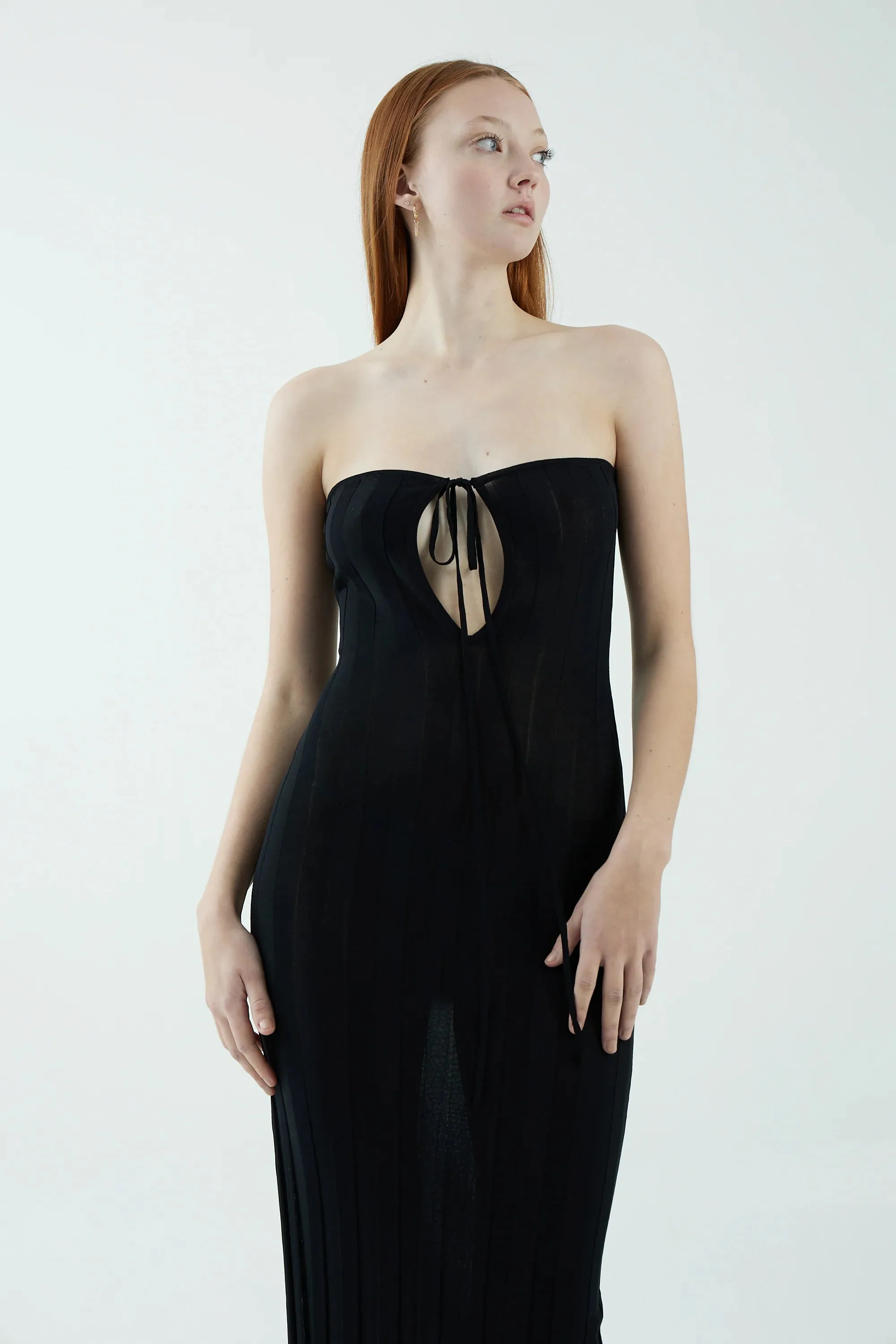 Liaison Knit Keyhole Strapless
