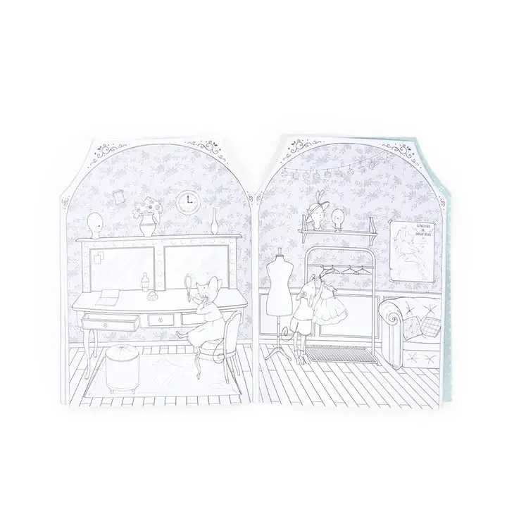 Little School of Dance Coloring Book & Stickers