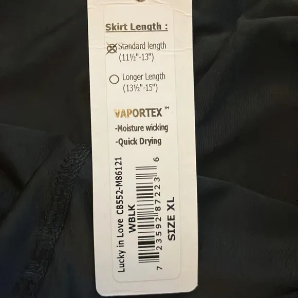 Lucky in Love Tennis/Golf/Pickleball Skort, NWT!