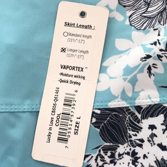 Lucky in Love Tennis/Golf/Pickleball Skort, NWT!