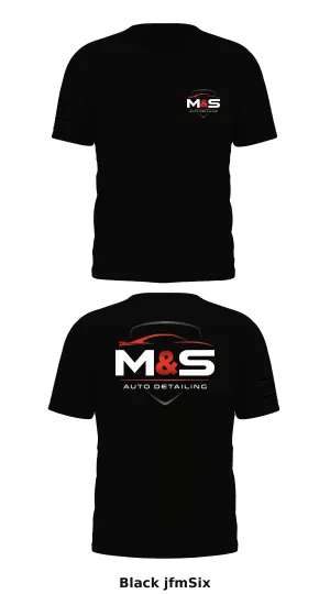 M&S Auto Detailing  Store 1 Core Men's SS Performance Tee - jfmSix
