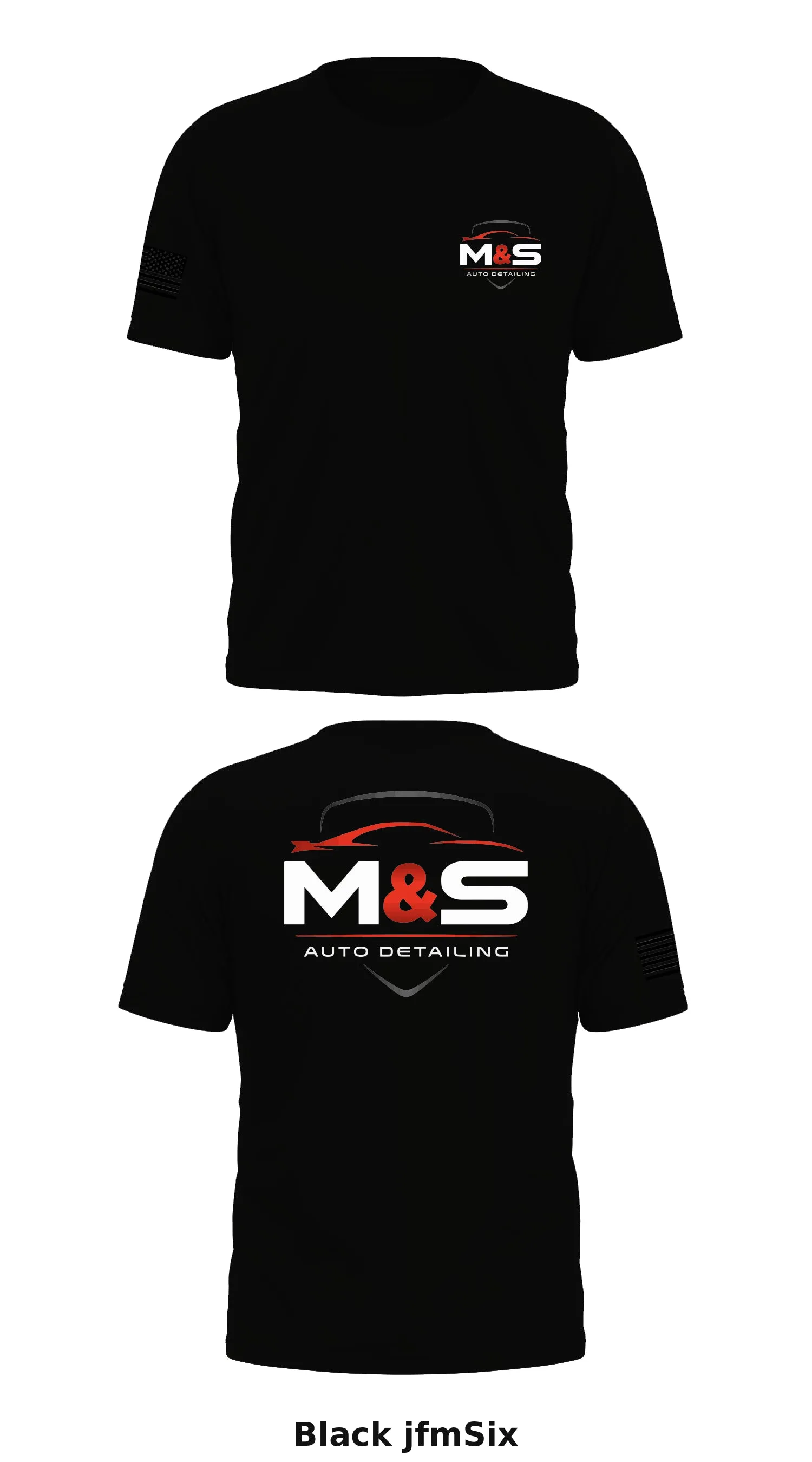 M&S Auto Detailing  Store 1 Core Men's SS Performance Tee - jfmSix