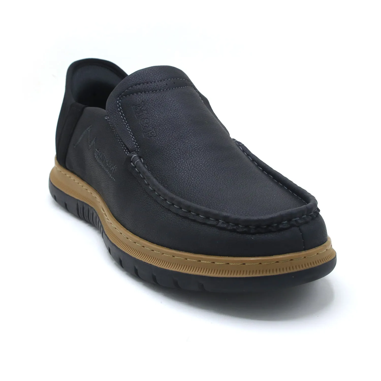 Mark Fairwale Extra Soft Slip On Casual Shoes - Black