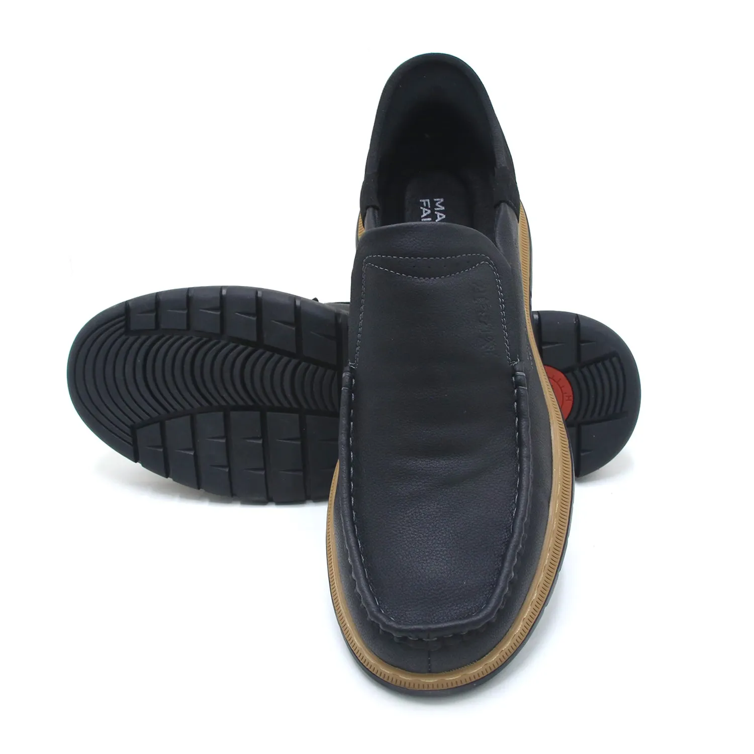 Mark Fairwale Extra Soft Slip On Casual Shoes - Black