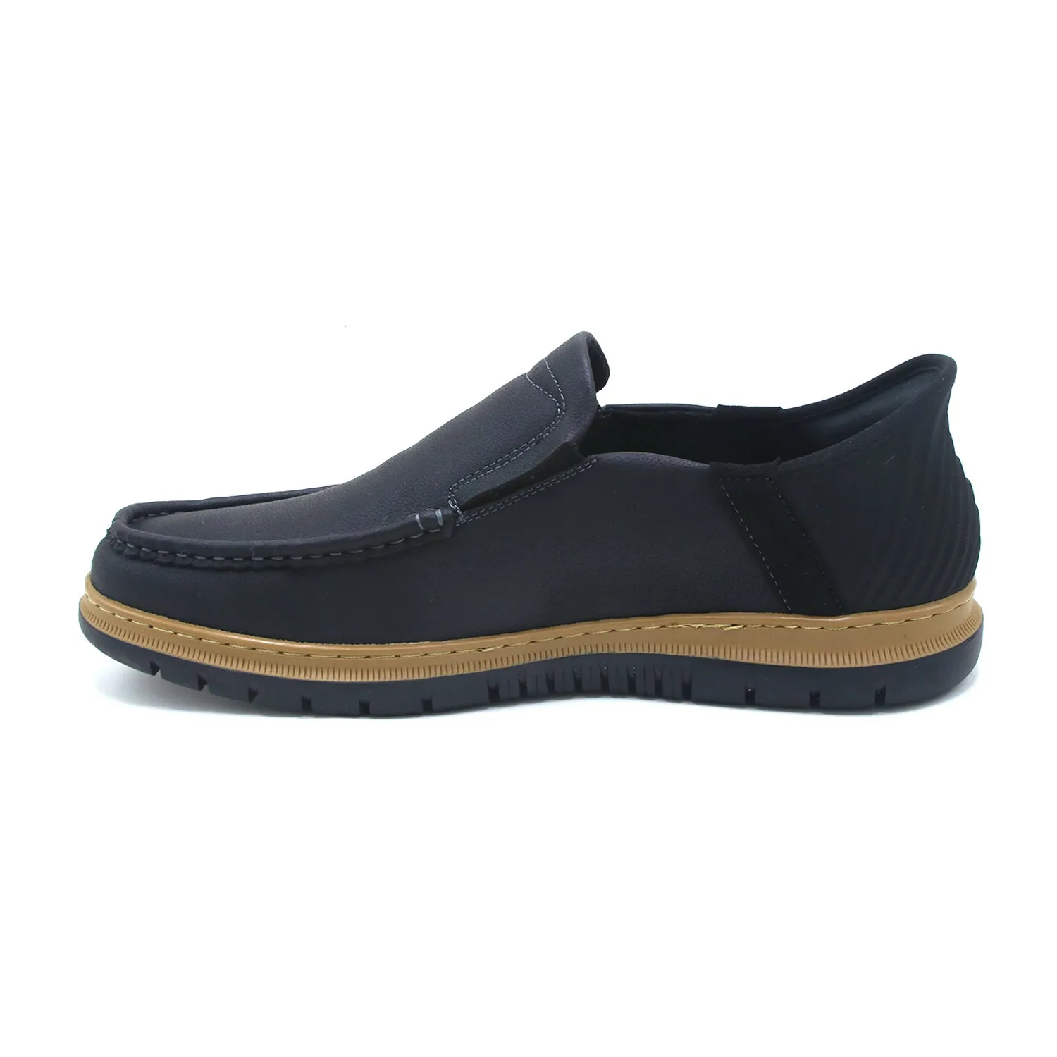 Mark Fairwale Extra Soft Slip On Casual Shoes - Black
