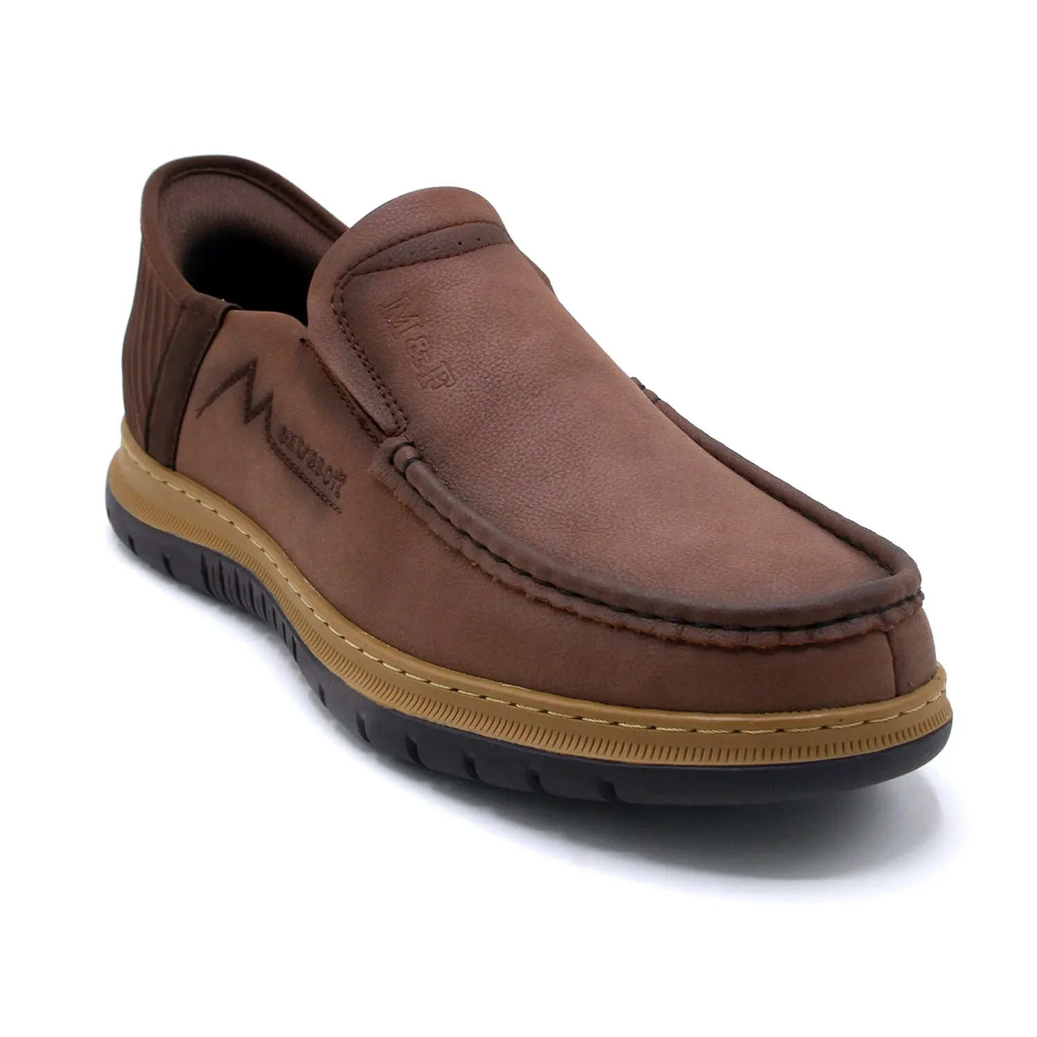 Mark Fairwale Extra Soft Slip On Casual Shoes - Brown