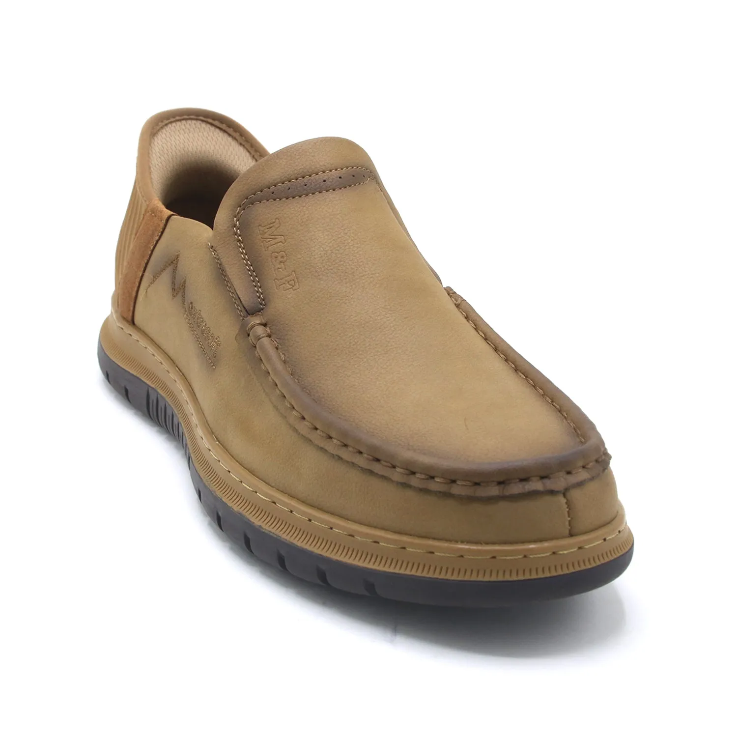 Mark Fairwale Extra Soft Slip On Casual Shoes - Khaki