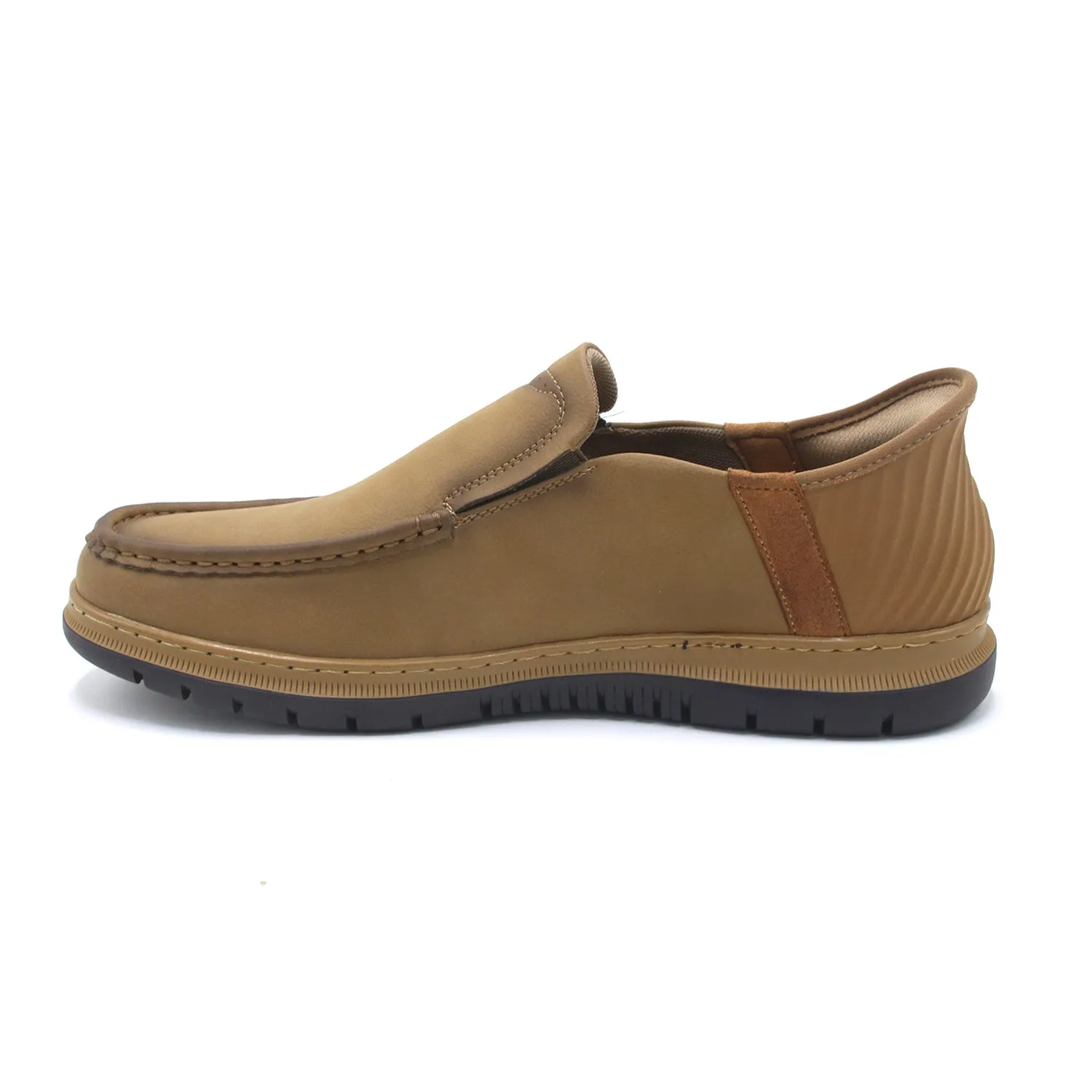 Mark Fairwale Extra Soft Slip On Casual Shoes - Khaki