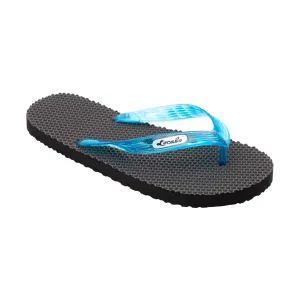 Massage Men's Translucent Turquoise Strap Slippah