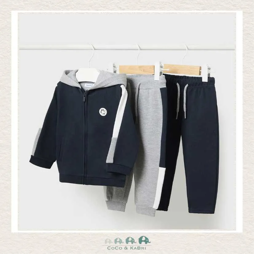 Mayoral Baby Boy Three Piece Outfit (Hoodie & 2 Jogging Pants)