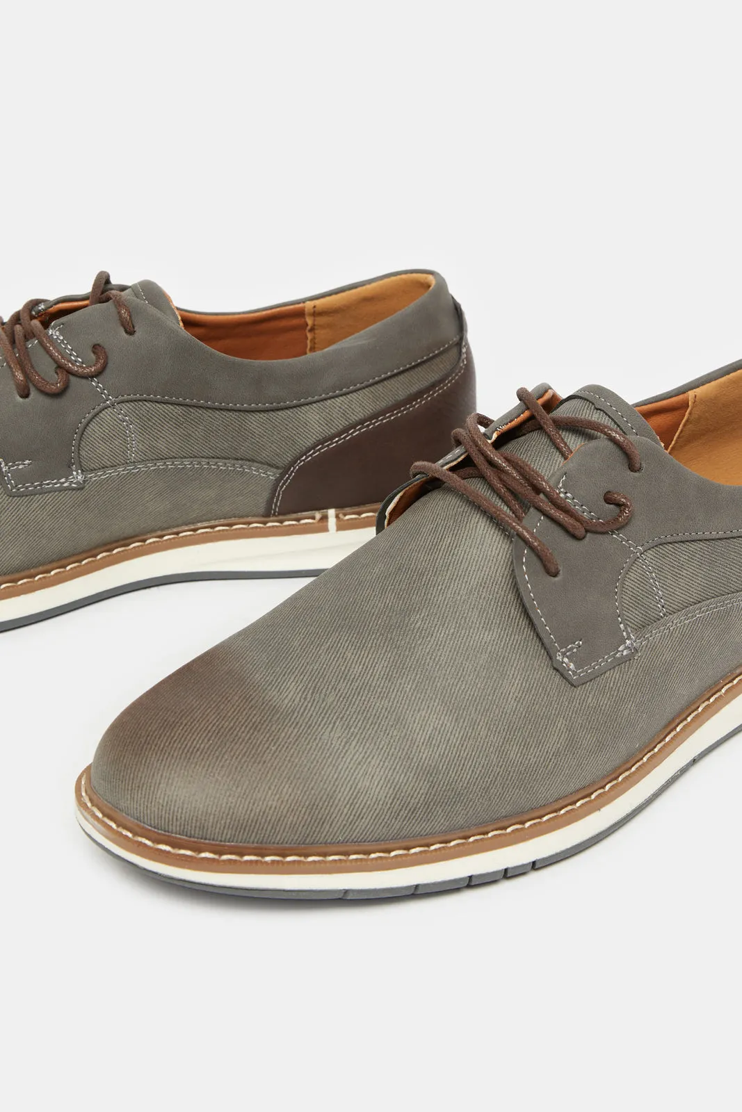 Men Charcoal Casual Sneakers