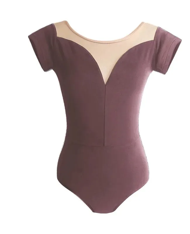 Milan Off the Shoulder Illusion Leotard
