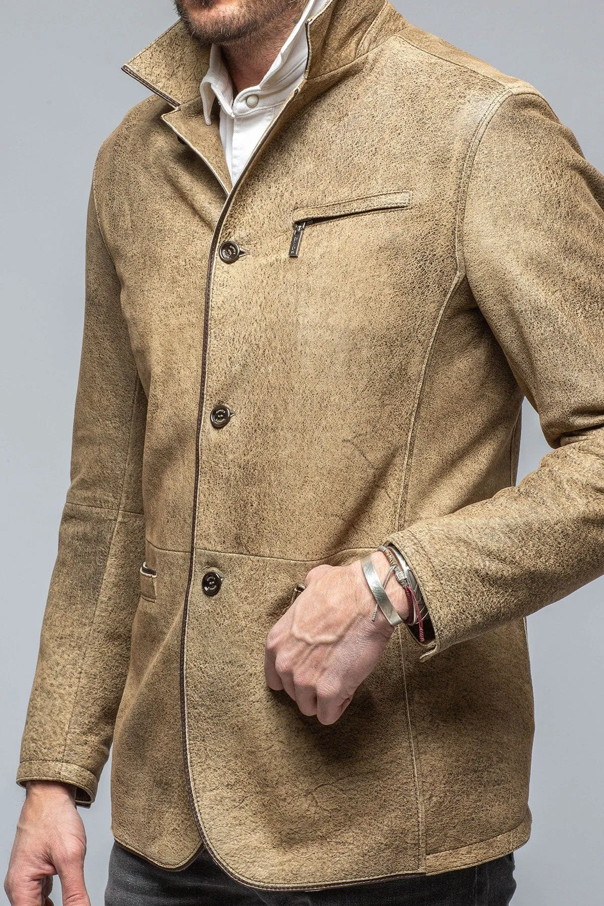 Mulholland Sport Jacket In Distressed Ice