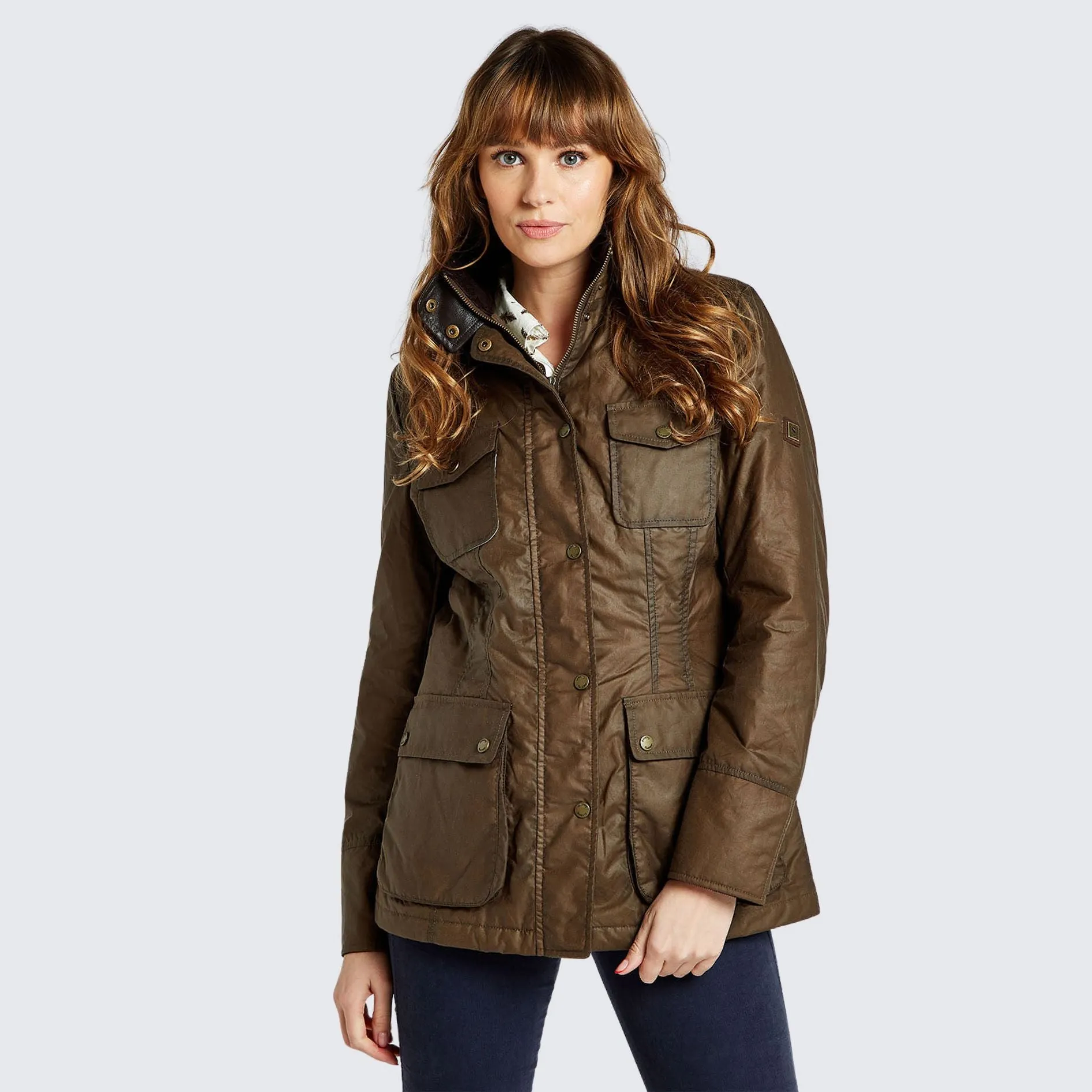 Munsbro Waxed Cotton Jacket - Ginger