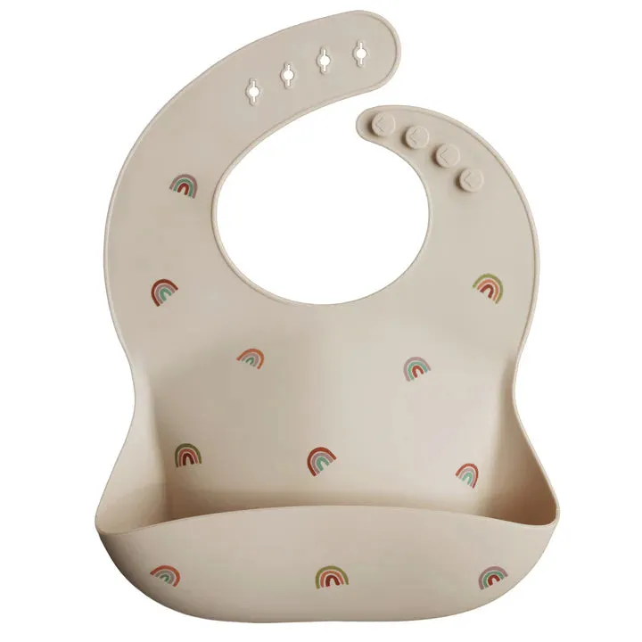 Mushie Silicone Baby Bibs
