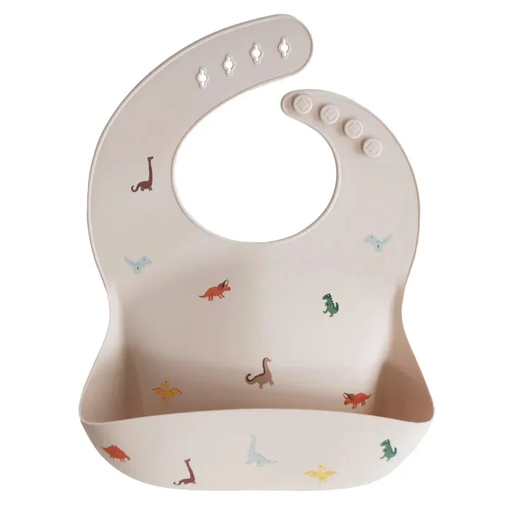 Mushie Silicone Baby Bibs