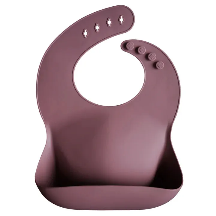 Mushie Silicone Baby Bibs