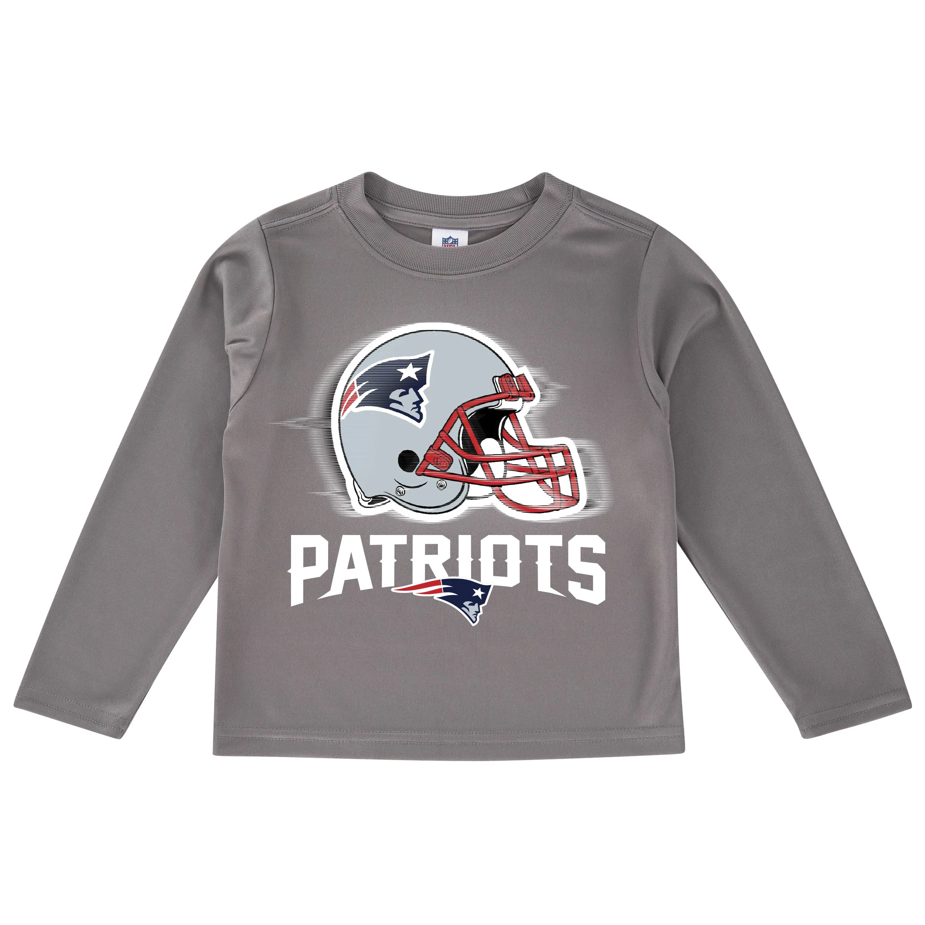 New England Patriots Toddler Boys' Long Sleeve Logo Tee
