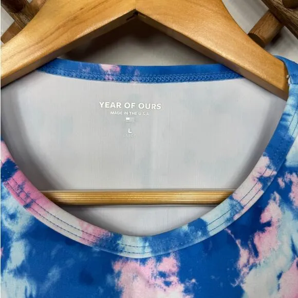 New Year Of Ours Claudia Bra in Sky Dye Women's Size L