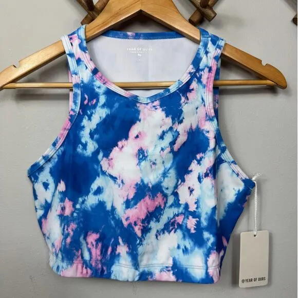 New Year Of Ours Claudia Bra in Sky Dye Women's Size L