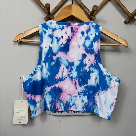 New Year Of Ours Claudia Bra in Sky Dye Women's Size L