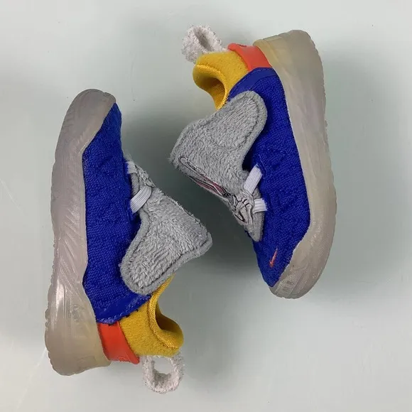 Nike Lebron 18 Space Jam Bugs Bunny toddler sneakers size 3C EUC