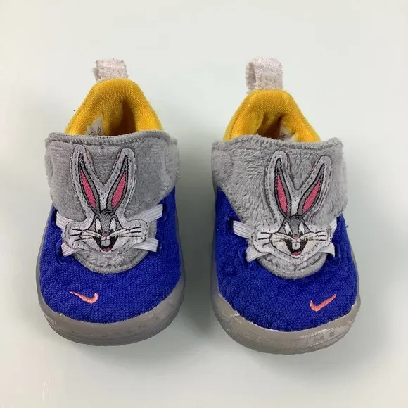 Nike Lebron 18 Space Jam Bugs Bunny toddler sneakers size 3C EUC