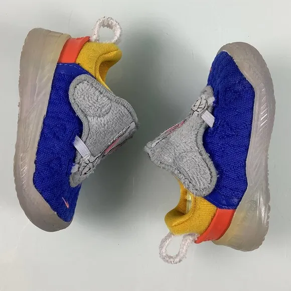 Nike Lebron 18 Space Jam Bugs Bunny toddler sneakers size 3C EUC