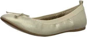 NINA Baby-Girl's Esther-t Ballet Flat, Platino, 9 Medium US Toddler