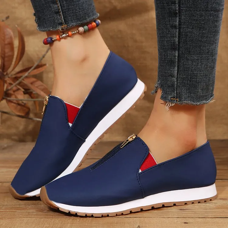 No-tie shoes (top zip)