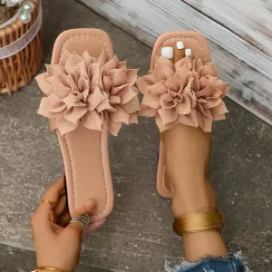Open Toe Flats Sandals