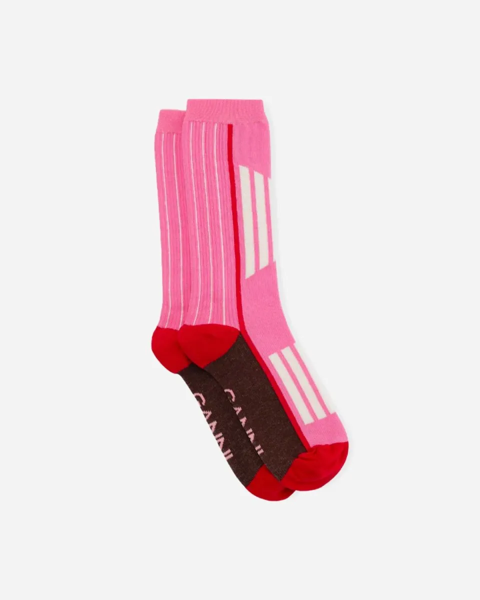 Organic Cotton Sporty Sock - Cyclamen