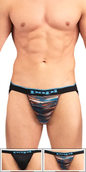 Papi Umpa006 2pk Jockstrap Black-blue