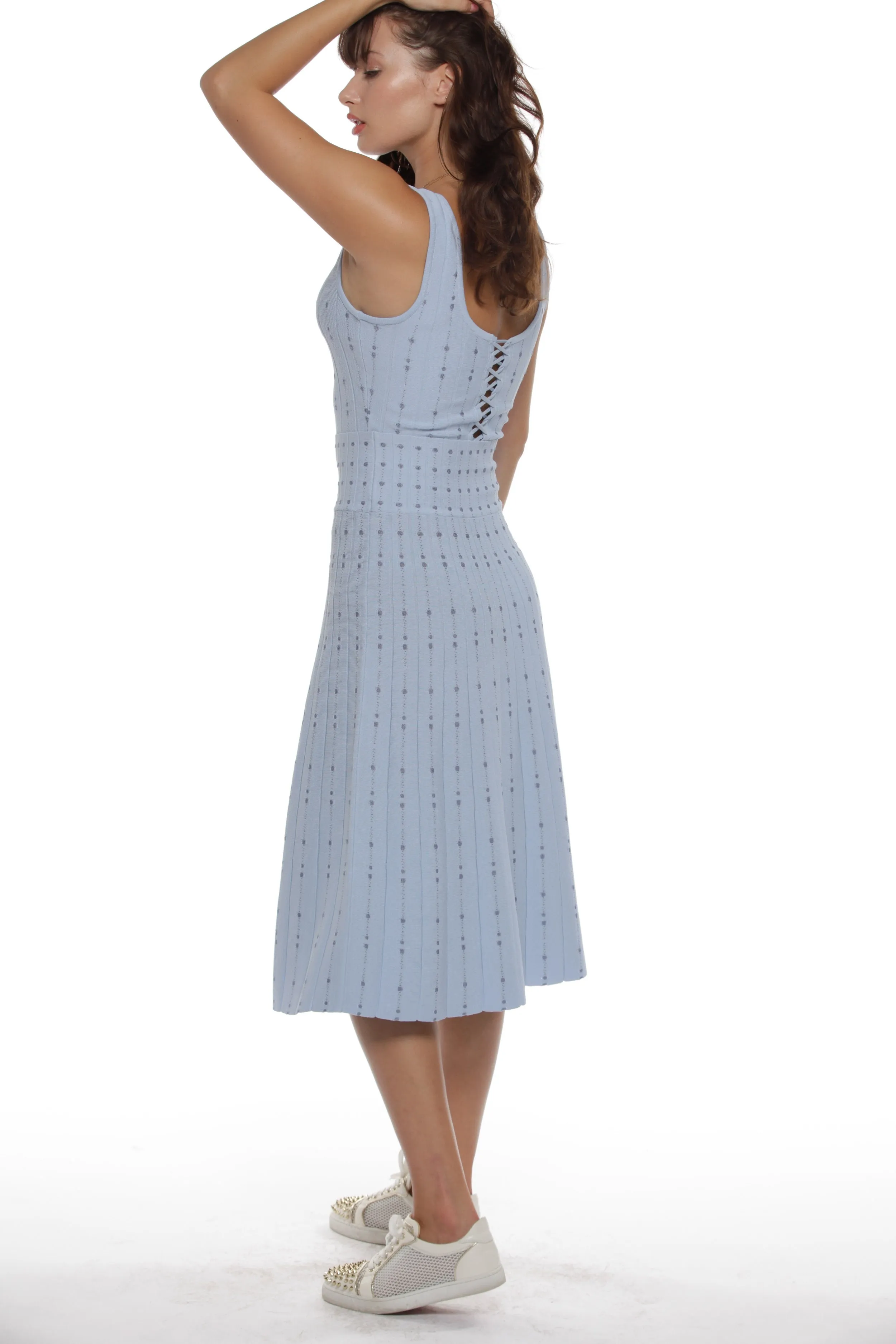 Patsy Dress Set in Ice Lavender