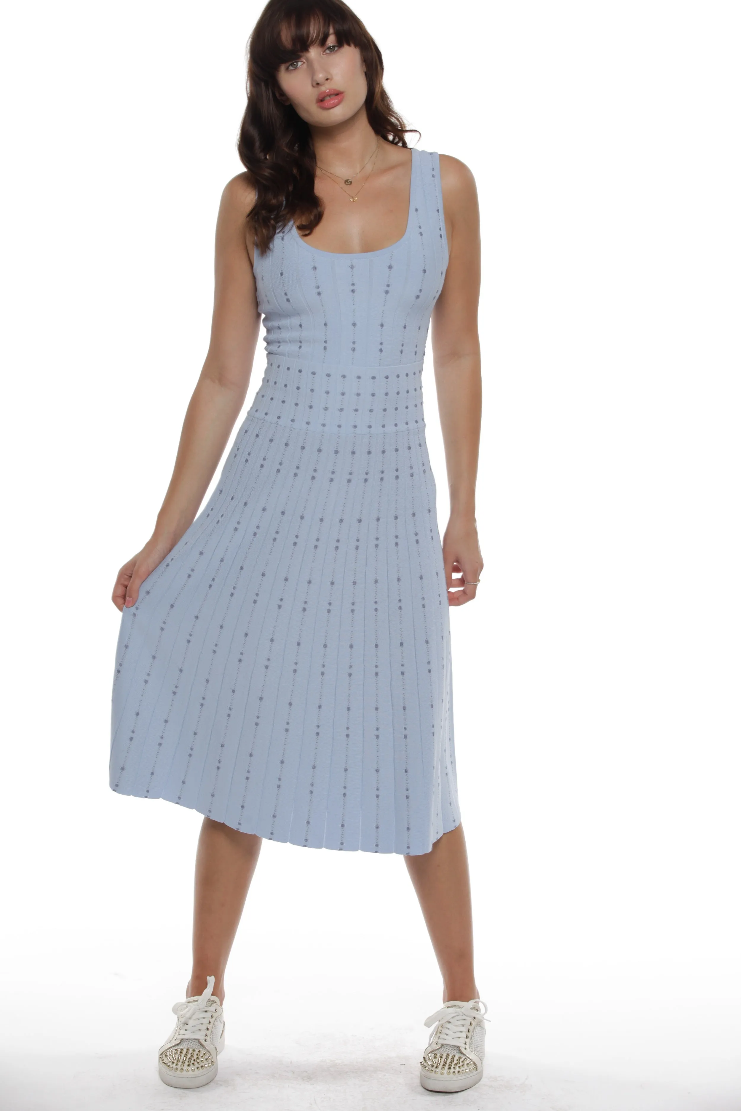 Patsy Dress Set in Ice Lavender