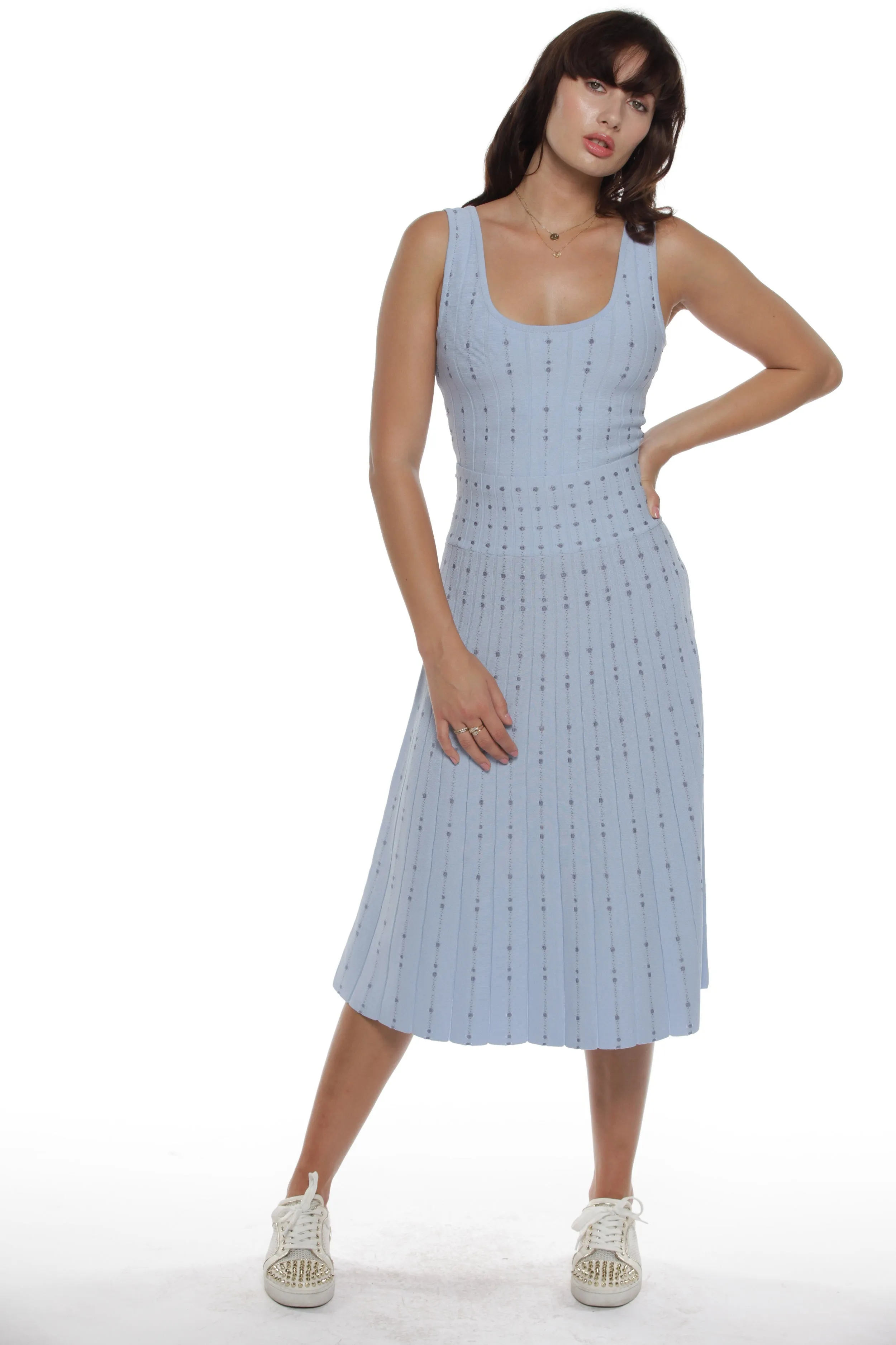 Patsy Dress Set in Ice Lavender