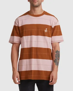 Peace March Stripe Short Sleeve Tee