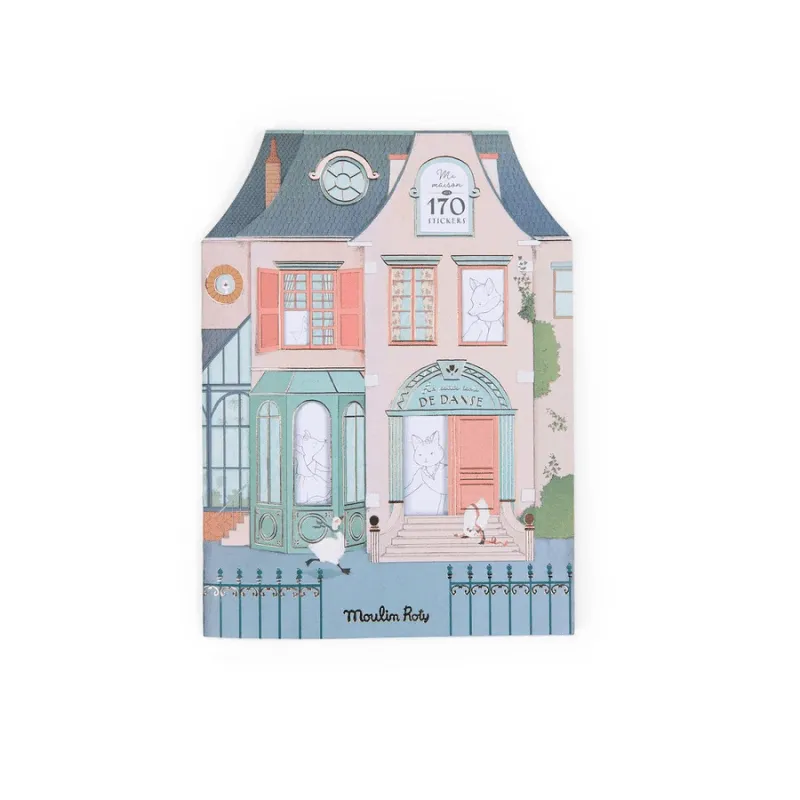 Petite Ecole de Danse Colouring Book with Stickers by Moulin Roty