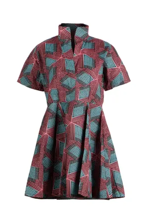 PINK AND BLUE ANYWHERE DRESS