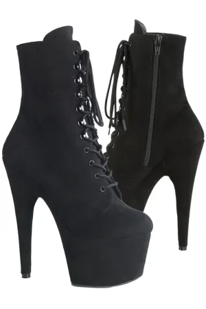 Pleaser ADORE-1020FS Boots Faux Suede Black
