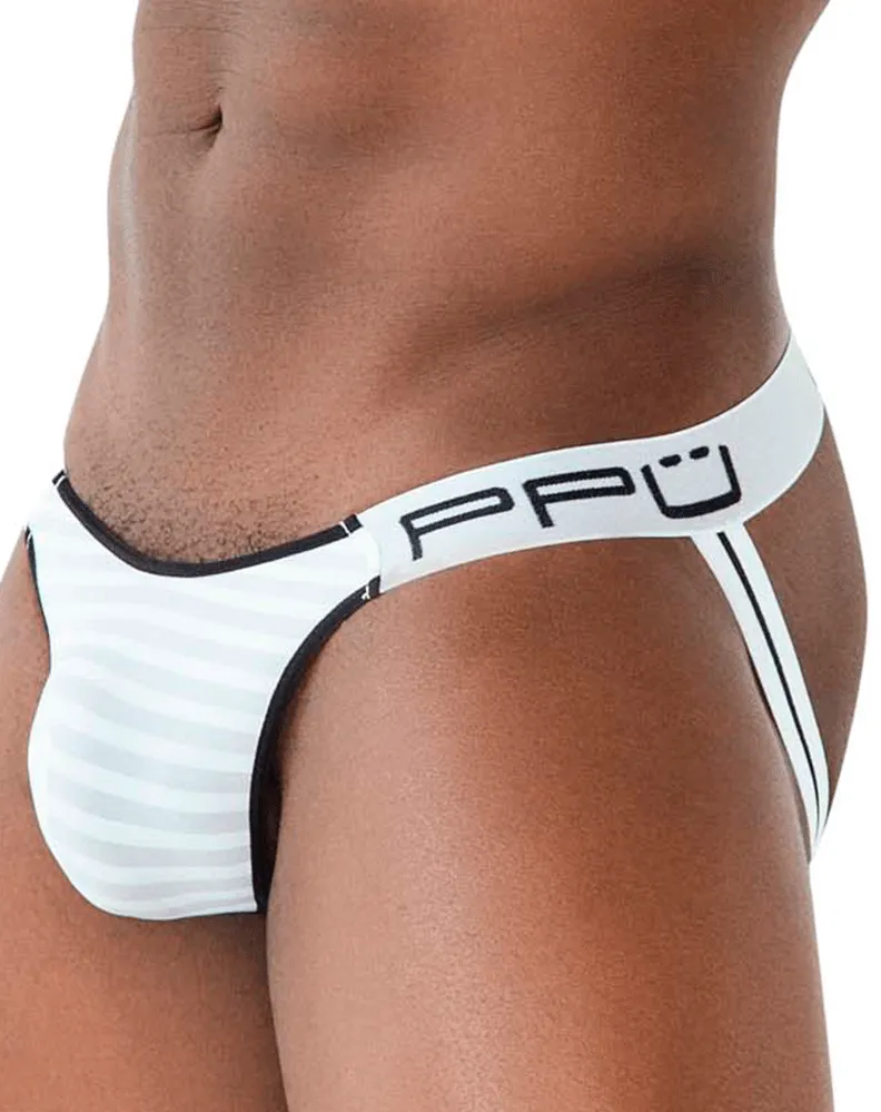 Ppu 2311 Microfiber Jockstrap White
