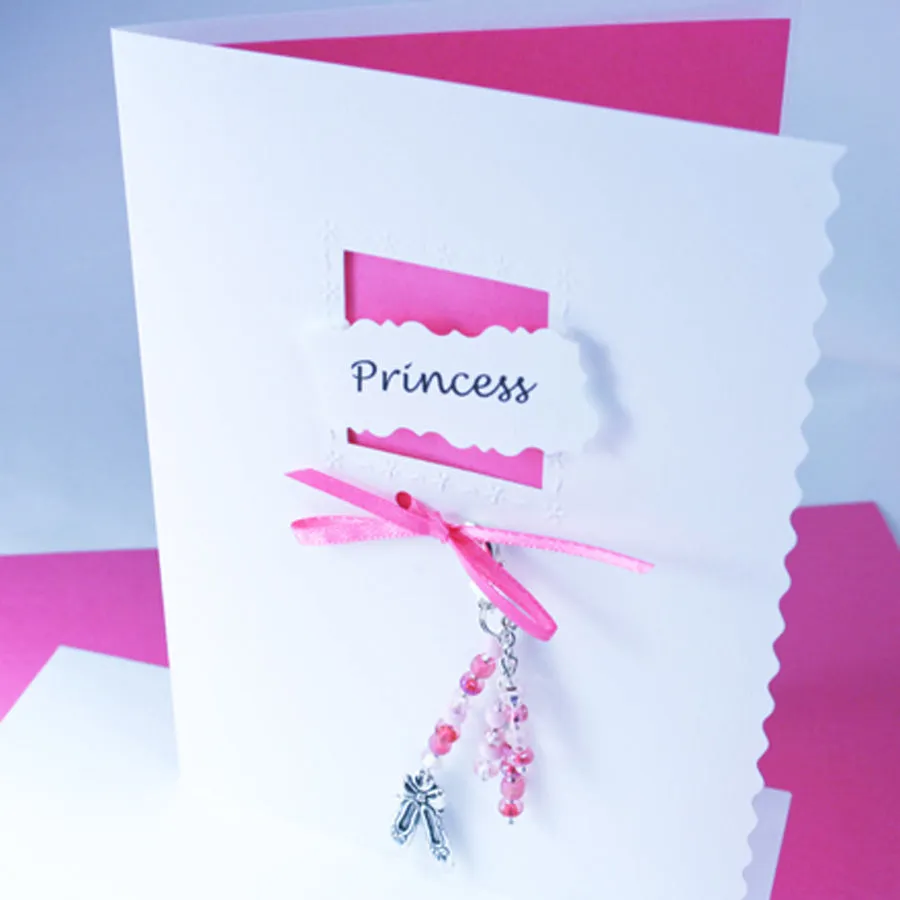 Princess Greeting Card & Charm