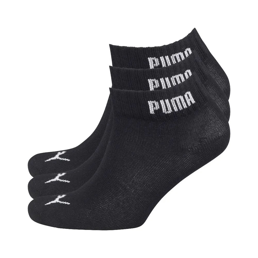 Puma Quarter Sock 3pks Black