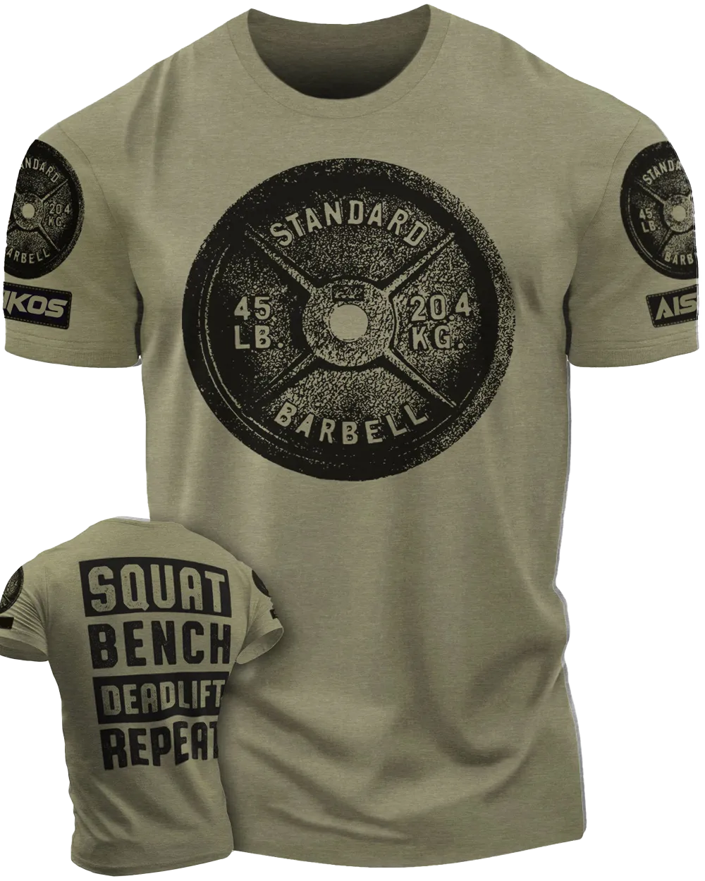 "SQUAT, BENCH, DEADLIFT" Funny Motivational Workout Gym T-Shirt for Men