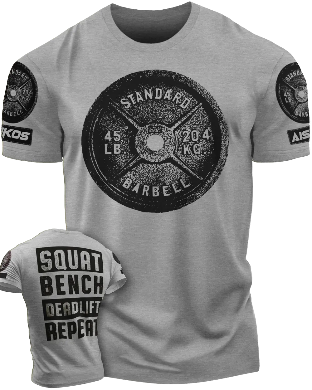 "SQUAT, BENCH, DEADLIFT" Funny Motivational Workout Gym T-Shirt for Men